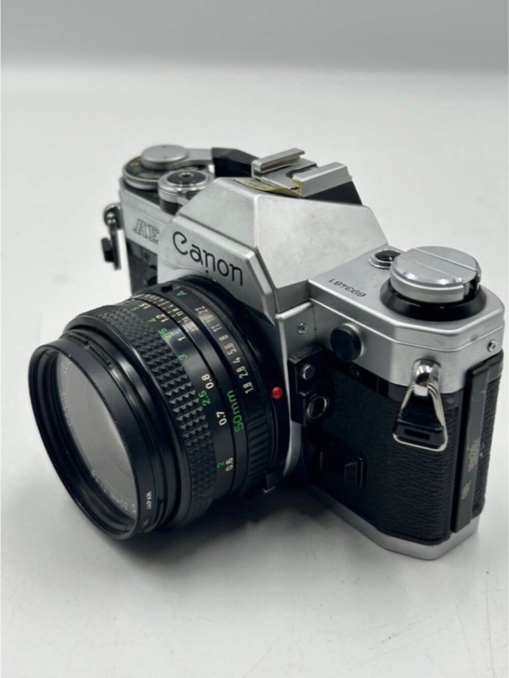 Canon AE-1 35mm SLR Film Camera 50mm 1:1.8 Lens Film Tested Working✅ - Picture 6 of 9